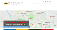 Desktop Screenshot of frankdrivingschool.com